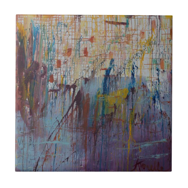 Azulejo De Cerâmica Chuviscado (Frente)