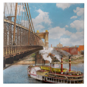 Azulejo De Cerâmica Cidade - Cincinnati, OH Cidade de Cincinnati 1906
