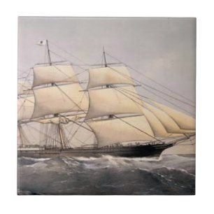 Azulejo De Cerâmica Cidade de Adelaide Clipper - 1800s