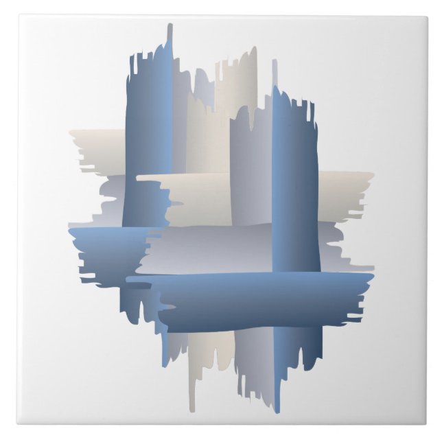 Azulejo De Cerâmica cidade de tijolos de pedra (Frente)