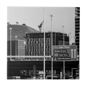 Azulejo De Cerâmica Cidade do Cabo Centro Cityscape África do Sul