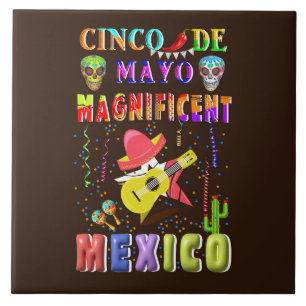 Azulejo De Cerâmica Cinco de Mayo magnífico México