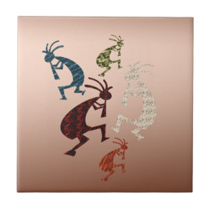 Azulejo De Cerâmica Cinco Kokopelli