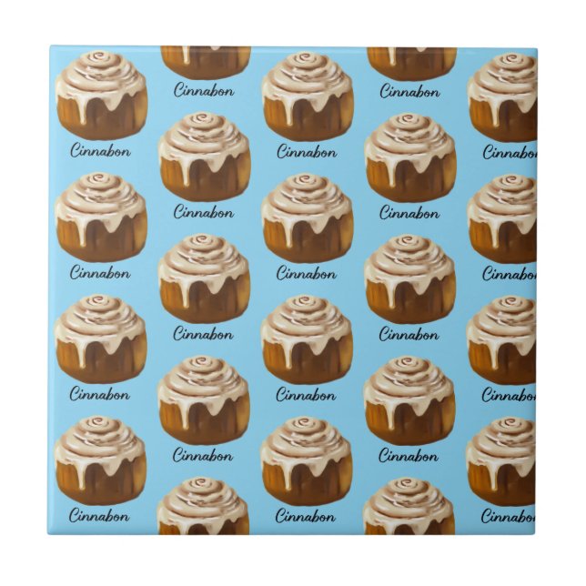 Azulejo De Cerâmica Cinnabon (Frente)