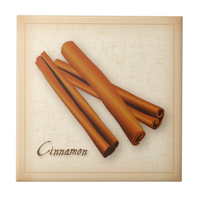 Azulejo de cerâmica Cinnamon Spice (Frente)
