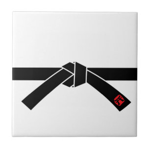 Azulejo De Cerâmica Cinturão negro, 黒帯 das artes marciais, 武道
