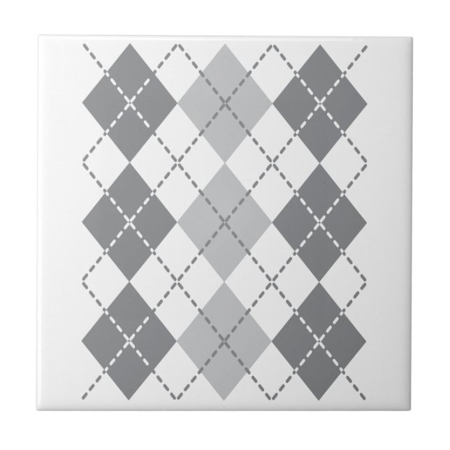 Azulejo De Cerâmica Cinza Argyle (Frente)