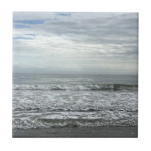 Azulejo De Cerâmica Cinza Azul,  Azul e Costeira (Frente)