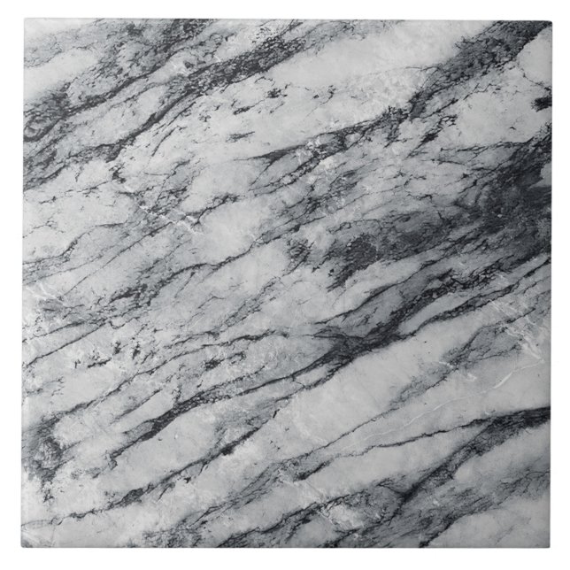 Azulejo De Cerâmica Cinza Chic Clássica Simples Moderna e Elegante (Frente)