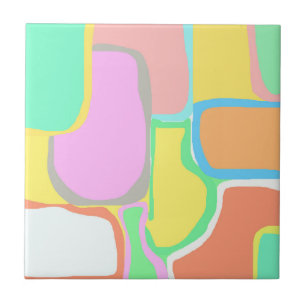 Azulejo De Cerâmica Cinza de abstrato