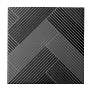 Azulejo De Cerâmica Cinza de Herringbone