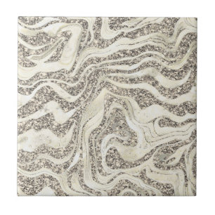 Azulejo De Cerâmica Cinza de prata com brilho brilhante Clássica de ge
