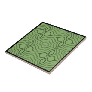 Azulejo De Cerâmica Cinza De Reação De Link Encadeado No Padrão Do Pis