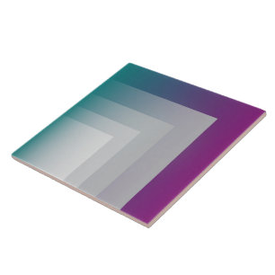 Azulejo De Cerâmica Cinza magenta teal