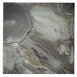 Azulejo De Cerâmica Cinza Marble com Veia Dourada