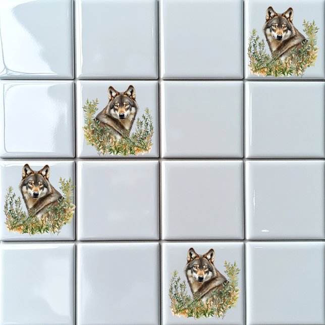 Azulejo De Cerâmica Cinza Wolf (Criador carregado)