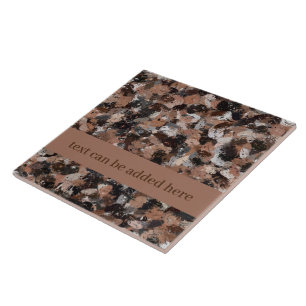 Azulejo De Cerâmica Cinzas, pinturas castanhas e pretas