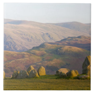 Azulejo De Cerâmica Círculo de Pedras de Castlerigg, Distrito dos Lago