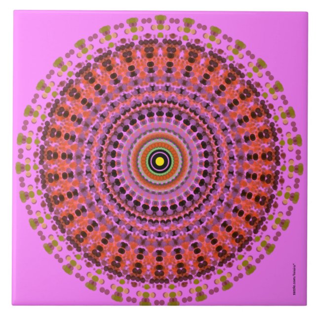 Azulejo De Cerâmica Círculos (Frente)