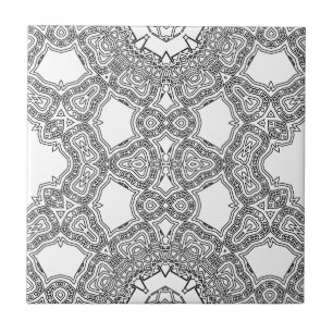 Azulejo De Cerâmica Círculos de Linha de Água