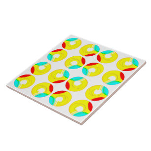 Azulejo De Cerâmica Circundamento sobre perto.