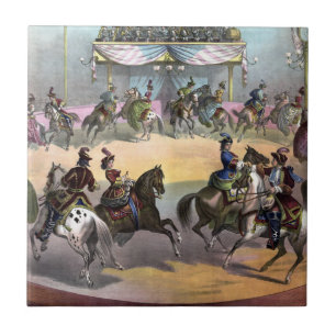 Azulejo De Cerâmica Circus Grand Finale, 1872.