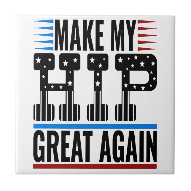 Azulejo De Cerâmica Cirurgia da anca (Frente)