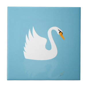 Azulejo De Cerâmica Cisne