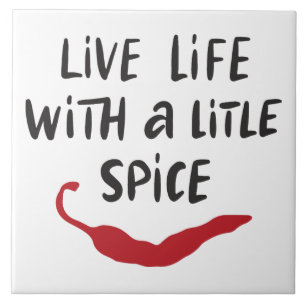 Azulejo De Cerâmica Citação de Peppers Red Chili