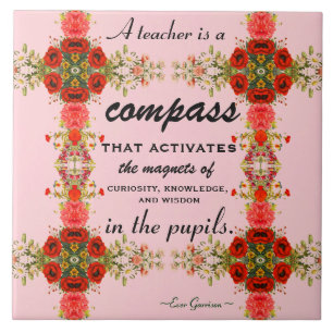 Azulejo De Cerâmica Citação de Professores de Apreciação de Profes