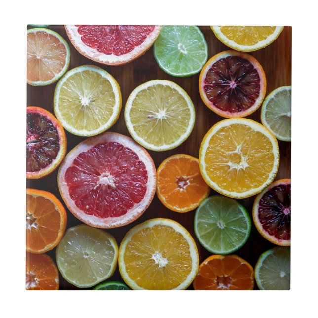 Azulejo De Cerâmica  citrinos (Frente)