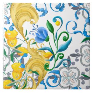 Azulejo De Cerâmica Citrus,limões,mediterrâneo