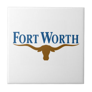 Azulejo De Cerâmica City Flag of Fort Worth (Texas)