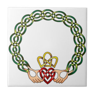 Azulejo De Cerâmica Claddagh