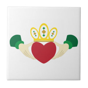Azulejo De Cerâmica Claddagh