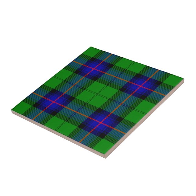 Azulejo De Cerâmica Clan Armstrong Tartan (Lateral)