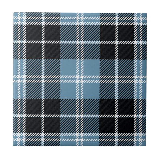 Azulejo De Cerâmica Clan Clark Tartan (Frente)