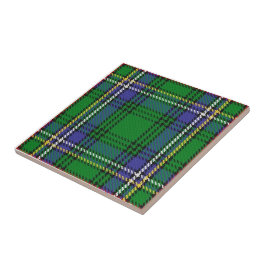 Azulejo De Cerâmica Clan Cockburn Tartan