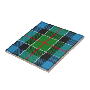 Azulejo De Cerâmica Clan Colquhoun Tartan