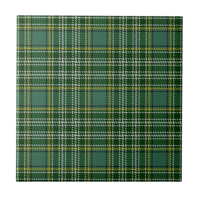 Azulejo De Cerâmica Clan Currie Tartan (Frente)