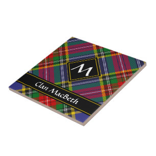 Azulejo De Cerâmica Clan MacBeth Tartan Cerâmica Azulejo