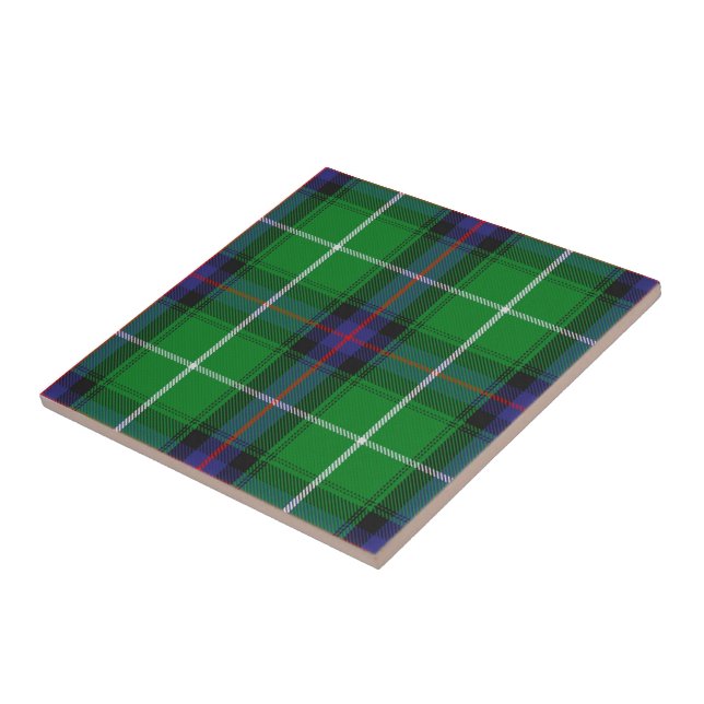 Azulejo De Cerâmica Clan MacDonald Tartan (Lateral)