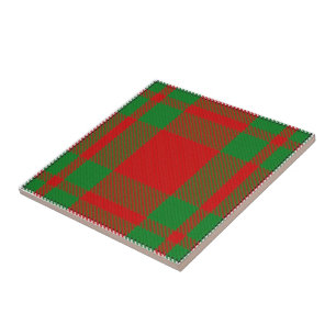 Azulejo De Cerâmica Clan MacGregor Tartan