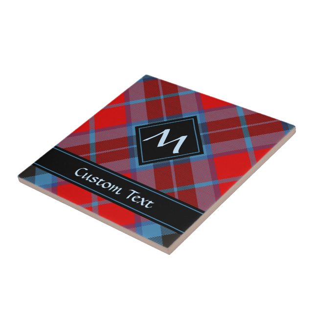 Azulejo De Cerâmica Clan MacTavish Tartan (Lateral)