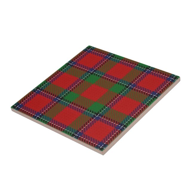 Azulejo De Cerâmica Clan Sinclair Scottish Expressions Tartan (Lateral)