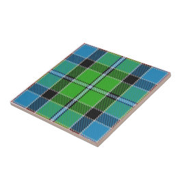 Azulejo De Cerâmica Clan Stirling Tartan