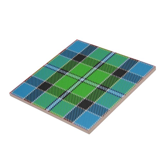 Azulejo De Cerâmica Clan Stirling Tartan (Lateral)