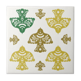Azulejo De Cerâmica Classic multicolor unique green mustard kombine