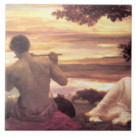 Azulejo De Cerâmica Classical Idyll (por Frederic Leighton)