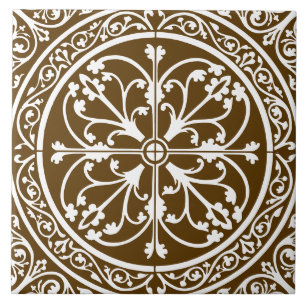 Azulejo De Cerâmica Clássico Tradicional Elegante Sofisticado Abstrato